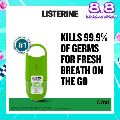 LISTERINE Listerine Freshburst Pocketmist Oral Care Mouth Spray 7.7ml