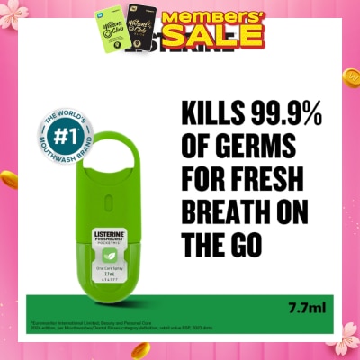 LISTERINE Listerine Freshburst Pocketmist Oral Care Mouth Spray 7.7ml