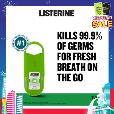 LISTERINE Listerine Freshburst Pocketmist Oral Care Mouth Spray 7.7ml