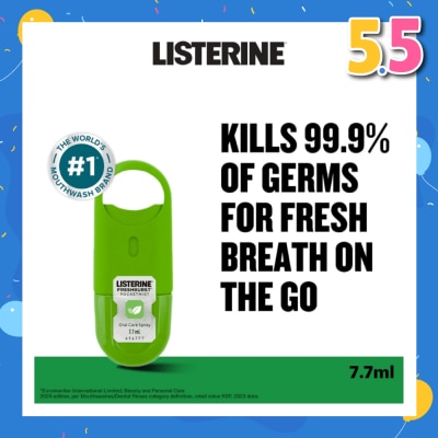 LISTERINE Listerine Freshburst Pocketmist Oral Care Mouth Spray 7.7ml