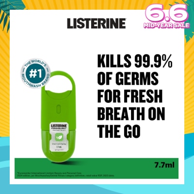 LISTERINE Listerine Freshburst Pocketmist Oral Care Mouth Spray 7.7ml