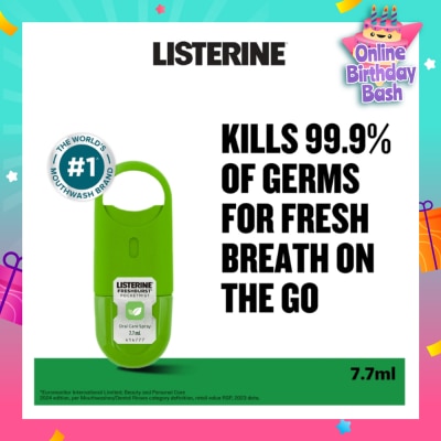 LISTERINE Listerine Freshburst Pocketmist Oral Care Mouth Spray 7.7ml