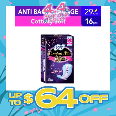 SOFY - Body Fit Night Slim Wing 29cm 16s