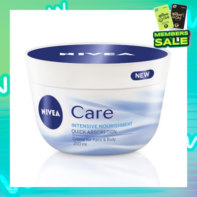 NIVEA Care Intensive Nourishment Creme (Suitable for Face & Body) 200ml