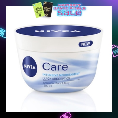 NIVEA Care Intensive Nourishment Creme (Suitable for Face & Body) 200ml