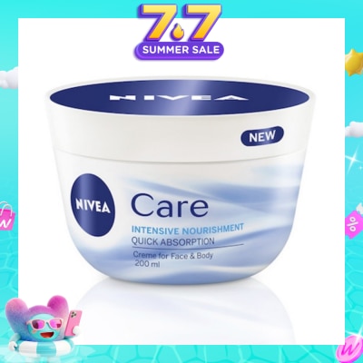 NIVEA - Care Intensive Nourishment Creme (Suitable for Face & Body) 200ml
