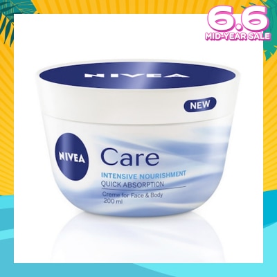 NIVEA Care Intensive Nourishment Creme (Suitable for Face & Body) 200ml