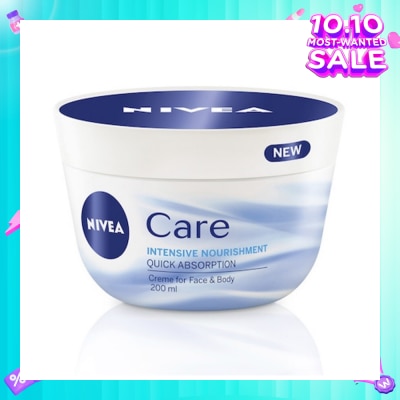 NIVEA Care Intensive Nourishment Creme (Suitable for Face & Body) 200ml