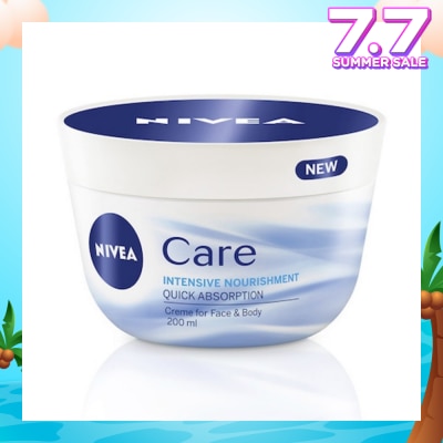 NIVEA Care Intensive Nourishment Creme (Suitable for Face & Body) 200ml
