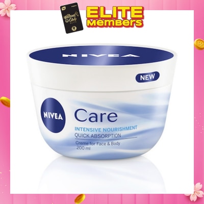 NIVEA Care Intensive Nourishment Creme (Suitable for Face & Body) 200ml
