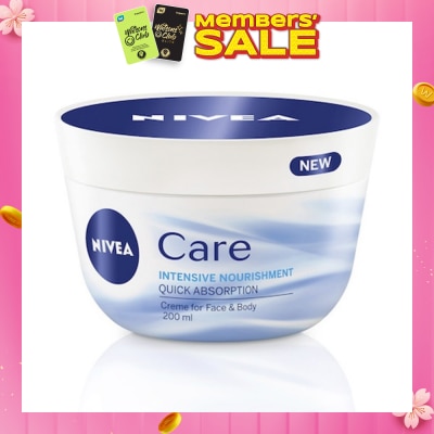NIVEA Care Intensive Nourishment Creme (Suitable for Face & Body) 200ml