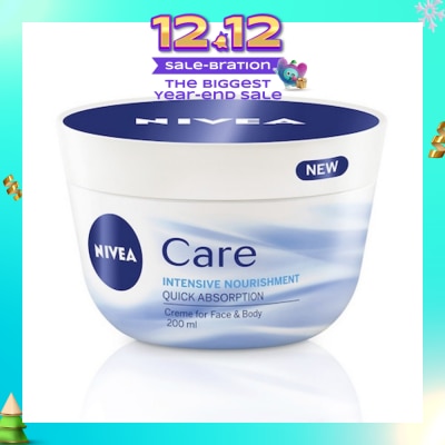 NIVEA Care Intensive Nourishment Creme (Suitable for Face & Body) 200ml