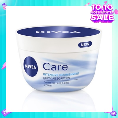 NIVEA Care Intensive Nourishment Creme (Suitable for Face & Body) 200ml