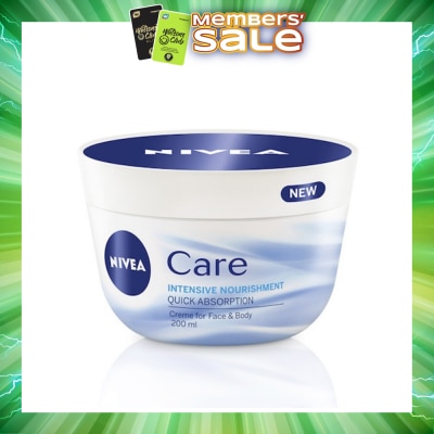 NIVEA - Care Intensive Nourishment Creme (Suitable for Face & Body) 200ml