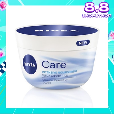 NIVEA Care Intensive Nourishment Creme (Suitable for Face & Body) 200ml