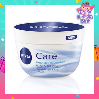 NIVEA Care Intensive Nourishment Creme (Suitable for Face & Body) 200ml