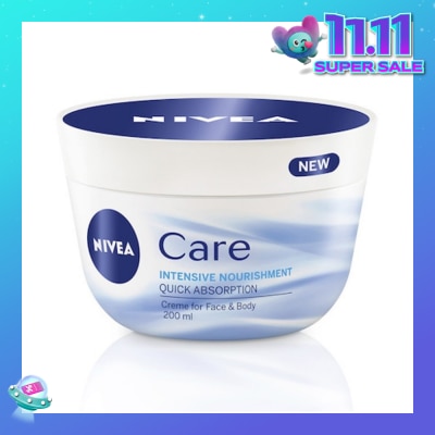 NIVEA Care Intensive Nourishment Creme (Suitable for Face & Body) 200ml