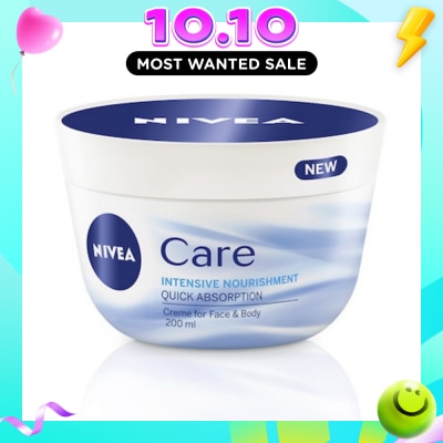 NIVEA Care Intensive Nourishment Creme (Suitable for Face & Body) 200ml image
