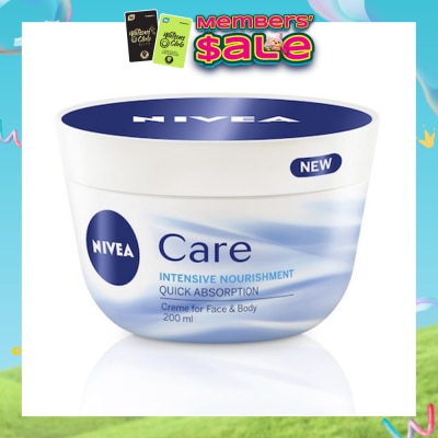 NIVEA - Care Intensive Nourishment Creme (Suitable for Face & Body) 200ml