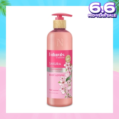 NATURALS BY WATSONS Lightening +Niacinamide Body Lotion Sakura 490ml