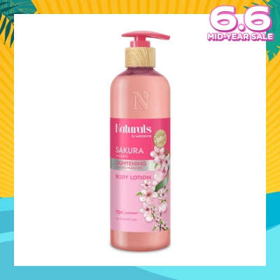 NATURALS BY WATSONS Lightening +Niacinamide Body Lotion Sakura 490ml