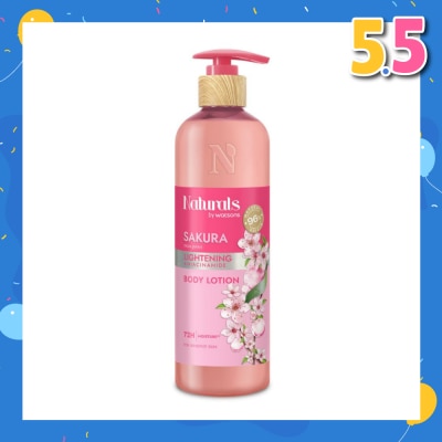 NATURALS BY WATSONS Lightening +Niacinamide Body Lotion Sakura 490ml