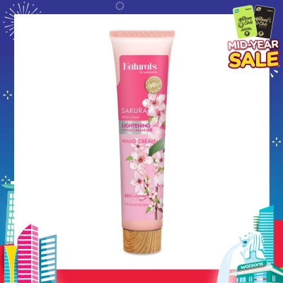 NATURALS BY WATSONS Lightening +Niacinamide Hand Cream Sakura 30ml
