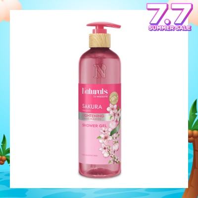 NATURALS BY WATSONS Lightening +Niacinamide Shower Gel Sakura 490ml