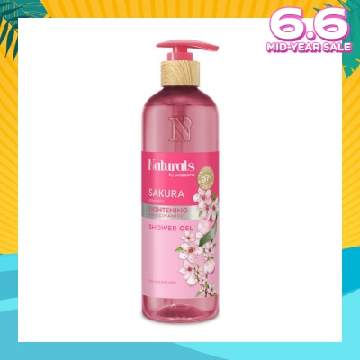 NATURALS BY WATSONS Lightening +Niacinamide Shower Gel Sakura 490ml