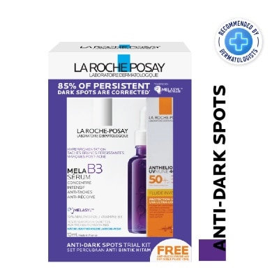 LA ROCHE-POSAY Anti-Dark Spots Trial Kit (Mela B3 Serum 10ml & Anthelios UVMUNE 400 Invisible Fluid 15ml) 1s