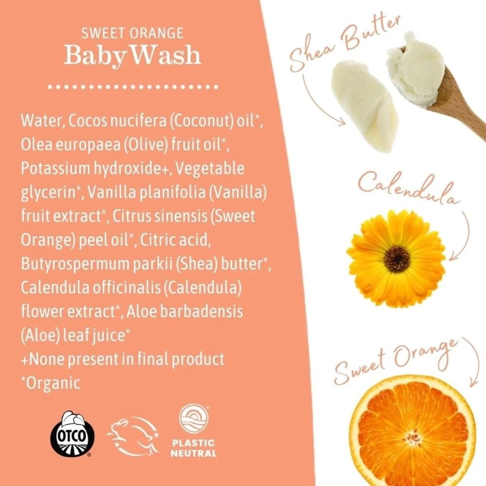 Sweet Orange Baby Wash 1000ml