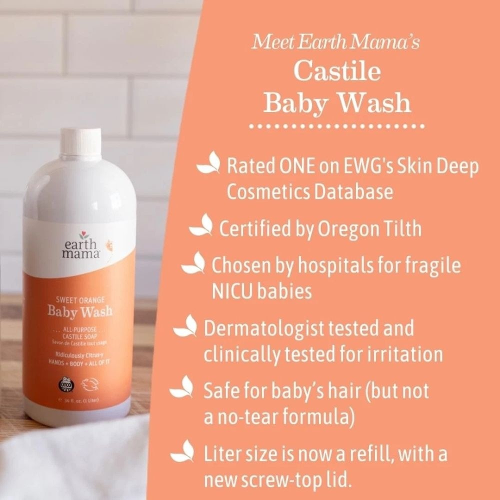 Sweet Orange Baby Wash 1000ml