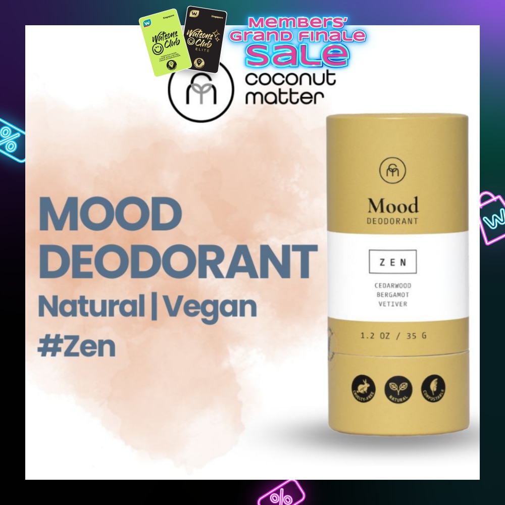 Mood All-Natural Vegan Deodorant ZEN (To Nourishes & Improves Skin Health) 35g