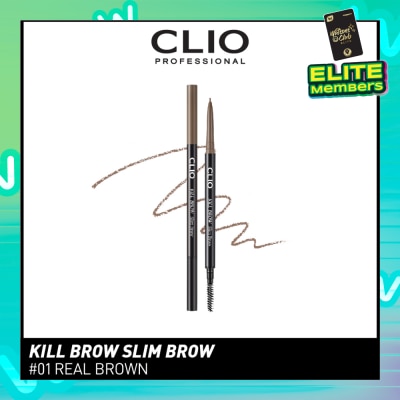 CLIO Kill Brow Slim 01 Real Brown 1s