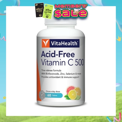 VITAHEALTH - Time-Released Acid-Free Vitamin C 60s
