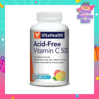 VITAHEALTH Time-Released Acid-Free Vitamin C 60s