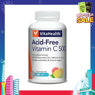 VITAHEALTH Time-Released Acid-Free Vitamin C 60s