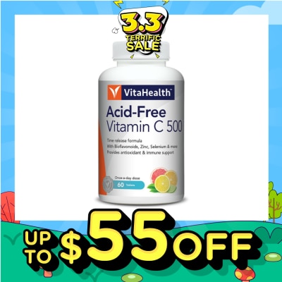 VITAHEALTH Time-Released Acid-Free Vitamin C 60s