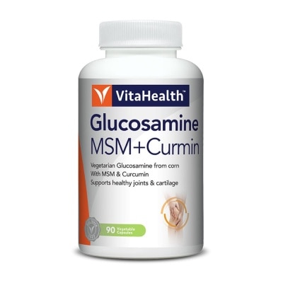 VITAHEALTH Vegetarian Glucosamine MSM + Curcumin 90s