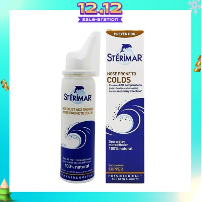 STERIMAR Nose Prone to Cold (Cleanse and Eliminate Impurities, Particularly Agents Responsible for Colds) 50ml (Expiry: Aug`2026)