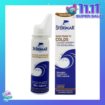 STERIMAR Nose Prone to Cold (Cleanse and Eliminate Impurities, Particularly Agents Responsible for Colds) 50ml (Expiry: Aug`2026)