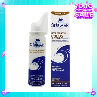 STERIMAR Nose Prone to Cold (Cleanse and Eliminate Impurities, Particularly Agents Responsible for Colds) 50ml