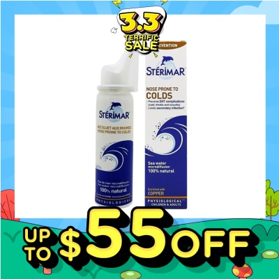 STERIMAR Nose Prone to Cold (Cleanse and Eliminate Impurities, Particularly Agents Responsible for Colds) 50ml (Expiry: Aug`2026)