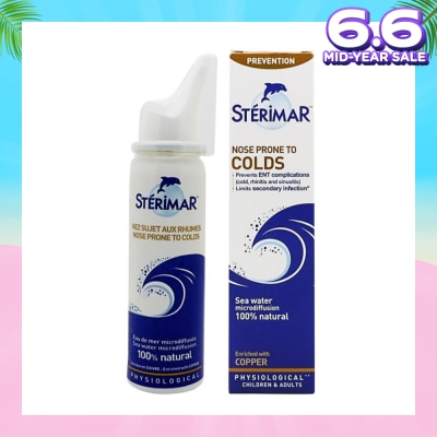 STERIMAR Nose Prone to Cold (Cleanse and Eliminate Impurities, Particularly Agents Responsible for Colds) 50ml