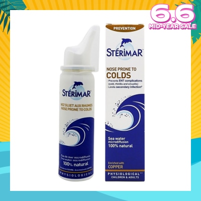 STERIMAR Nose Prone to Cold (Cleanse and Eliminate Impurities, Particularly Agents Responsible for Colds) 50ml