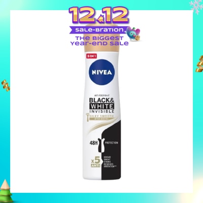 NIVEA Nivea Deo (F) Spray Invisible Black & White (Pure) 150ml