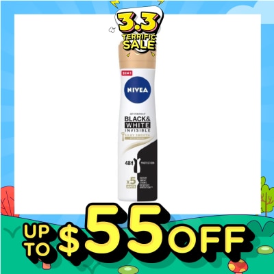 NIVEA Nivea Deo (F) Spray Invisible Black & White (Pure) 150ml