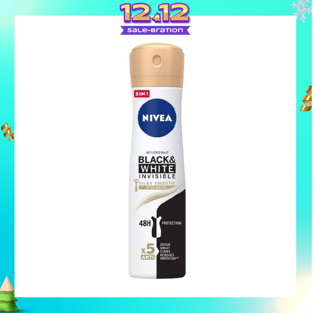 Nivea Deo (F) Spray Invisible Black & White (Pure) 150ml