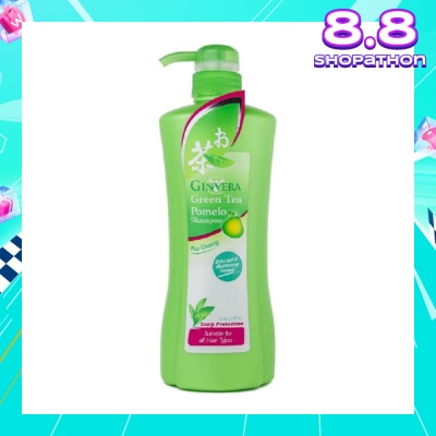 GINVERA Green Tea Pomelo Shampoo Scalp Protect (For All Hair Types) 750g