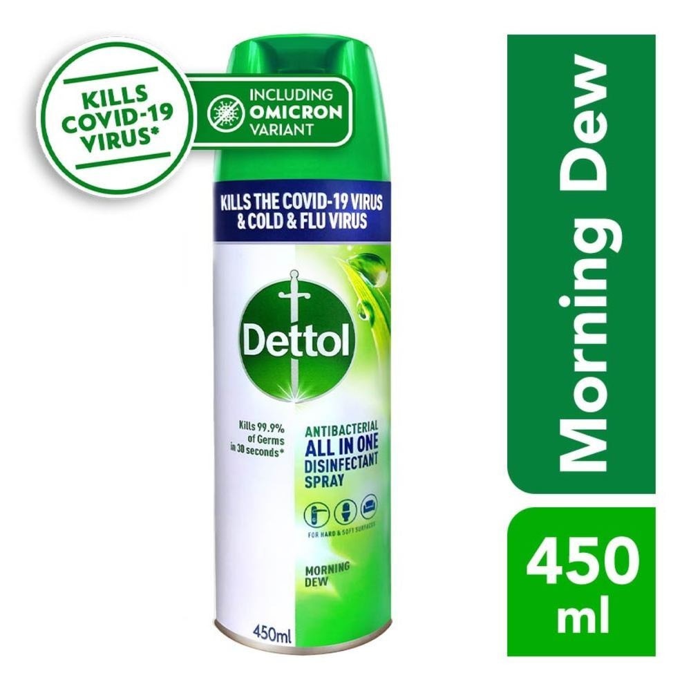 Anti-Bacterial Disinfectant Spray Morning Dew (Kills 99.9% Germs) 450ml